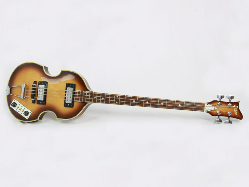 超希少Grecoバイオリン型ベースギター&Fenderベースアンプ年代物 