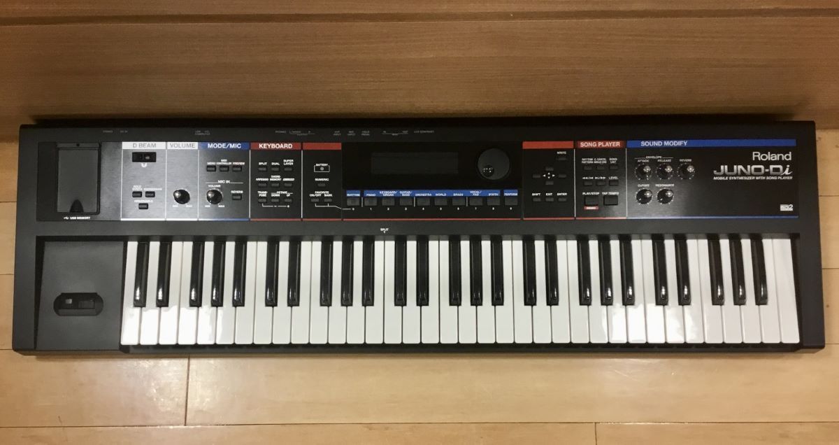 Roland JUNO Di シンセサイザー キーボード 取扱説明書 - 鍵盤楽器