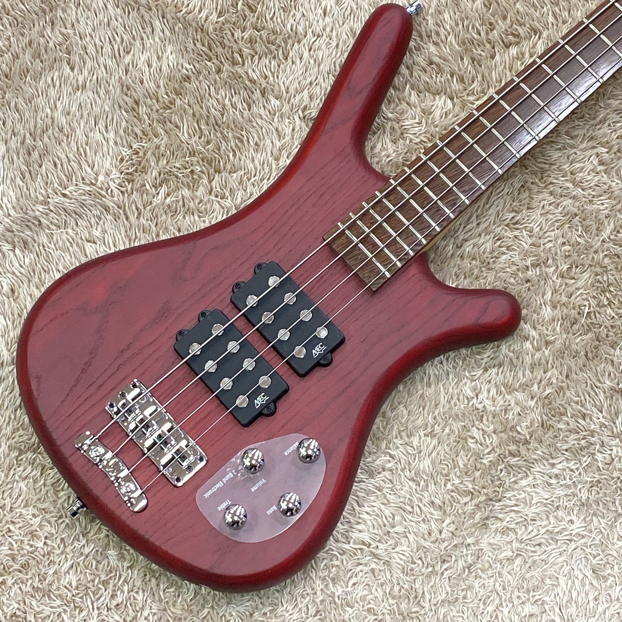 大量入荷 WARWICK Rockbass Corvette 
 5st Burgundy Red Transparent