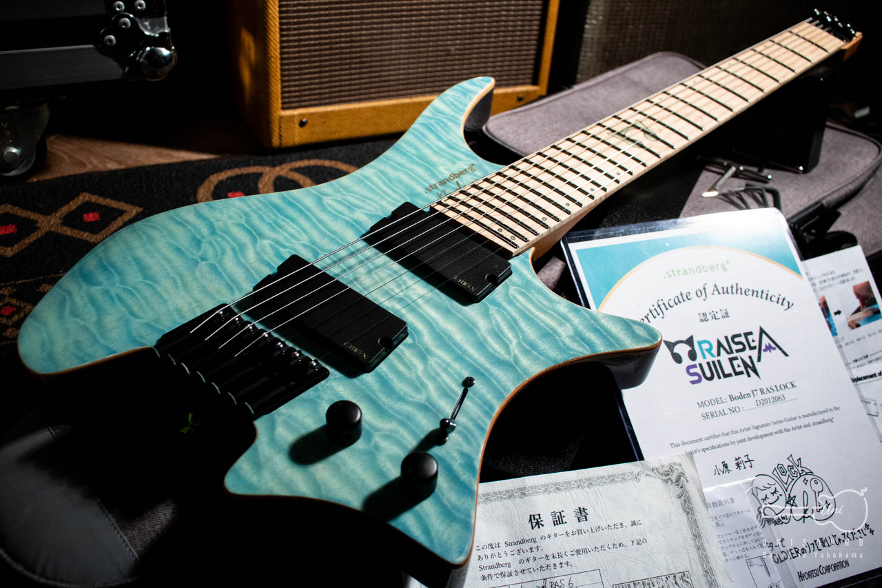 ☆strandberg Boden J7 RAS LOCK バンドリ！ RAISE A SUILEN LOCK