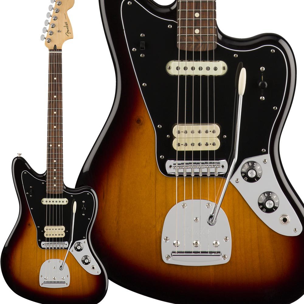 Fender Player Jaguar, Pau Ferro Fingerboard, 3 Color Sunburst