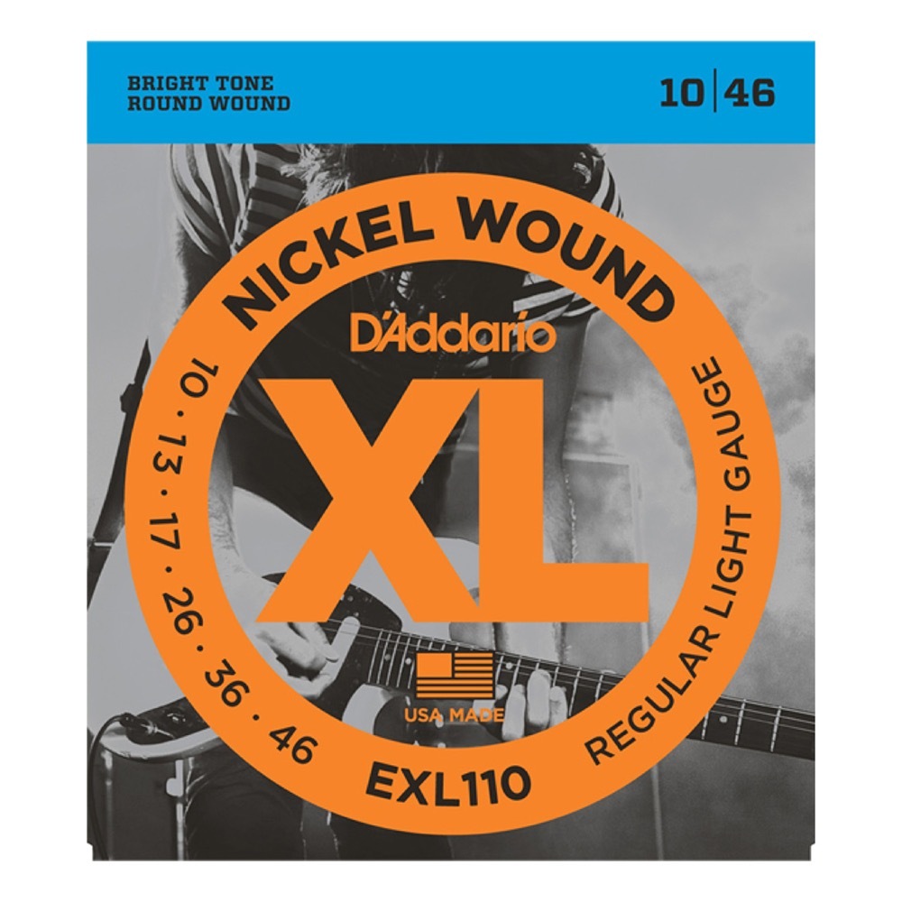 D'Addario 【3セット】 D'Addario 10-46 EXL110 Regular Light エレキギター弦 （新品/送料無料）【楽器検索デジマート】