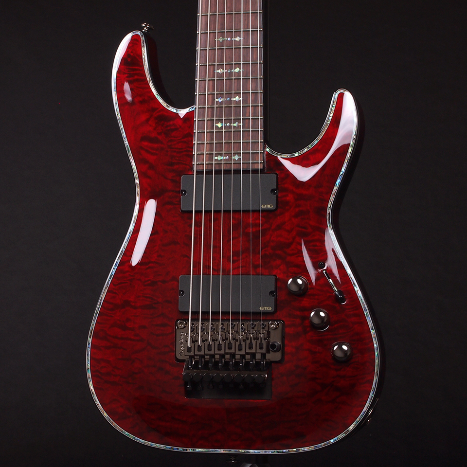 SCHECTER AD-C-8-FR-HR ~Black Cherry~（新品特価/送料無料）【楽器