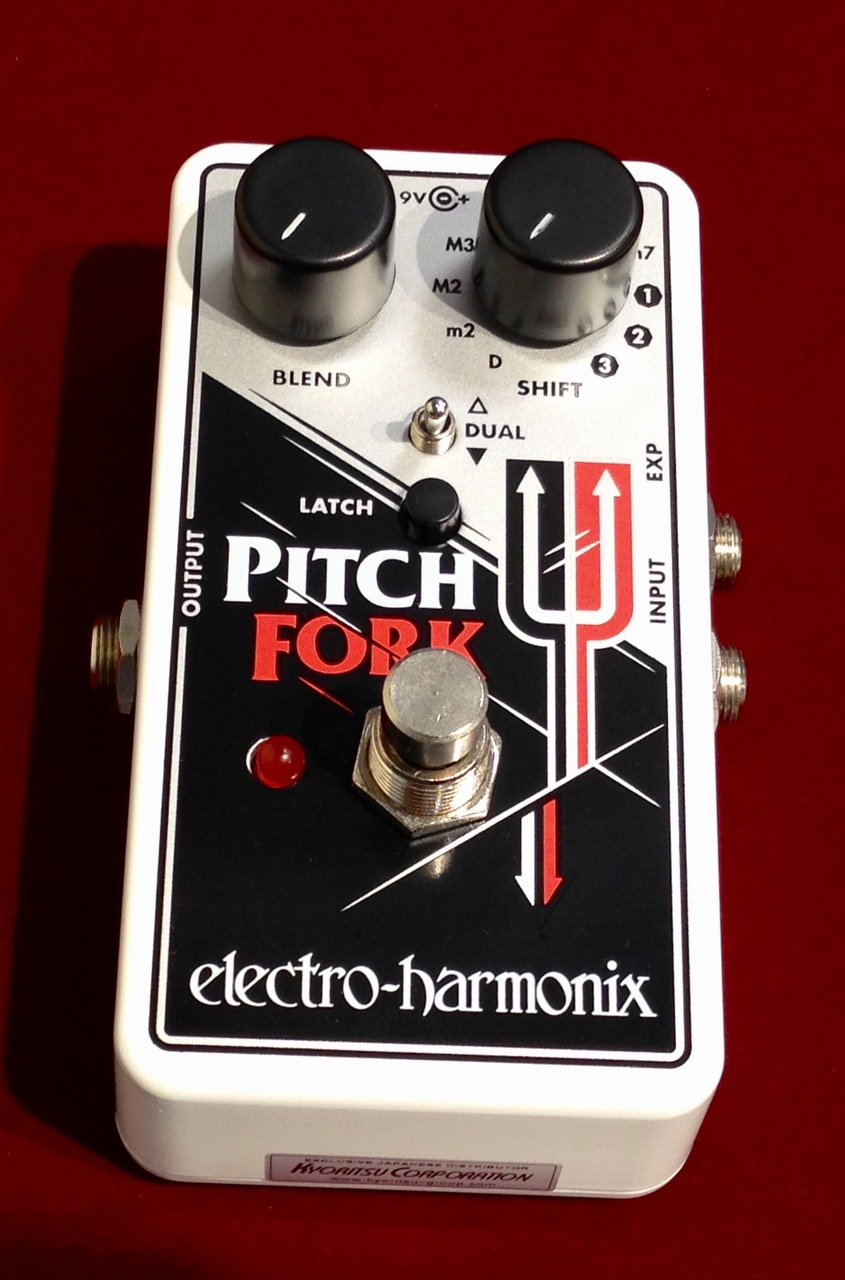 Electro-Harmonix Pitch Fork 【和音対応ピッチシフター】【9V