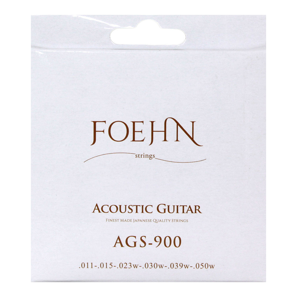 FOEHN AGS-900 Acoustic Guitar Strings Custom Light 80/20 Bronze  アコースティックギター弦 11-50（新品/送料無料）【楽器検索デジマート】