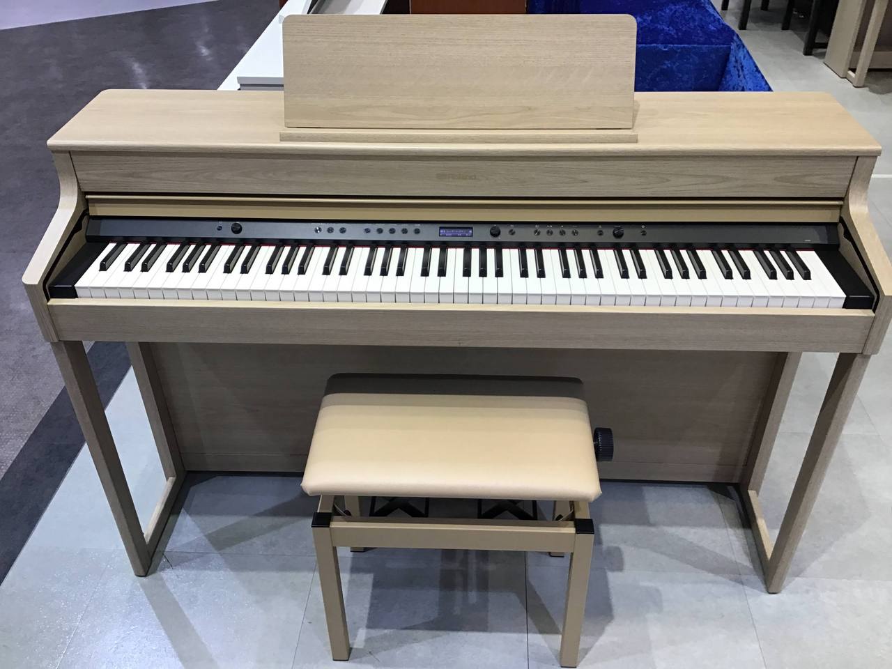 電子ピアノ Roland Digital Piano HP504 LWS ライトウォールナット調仕上げ