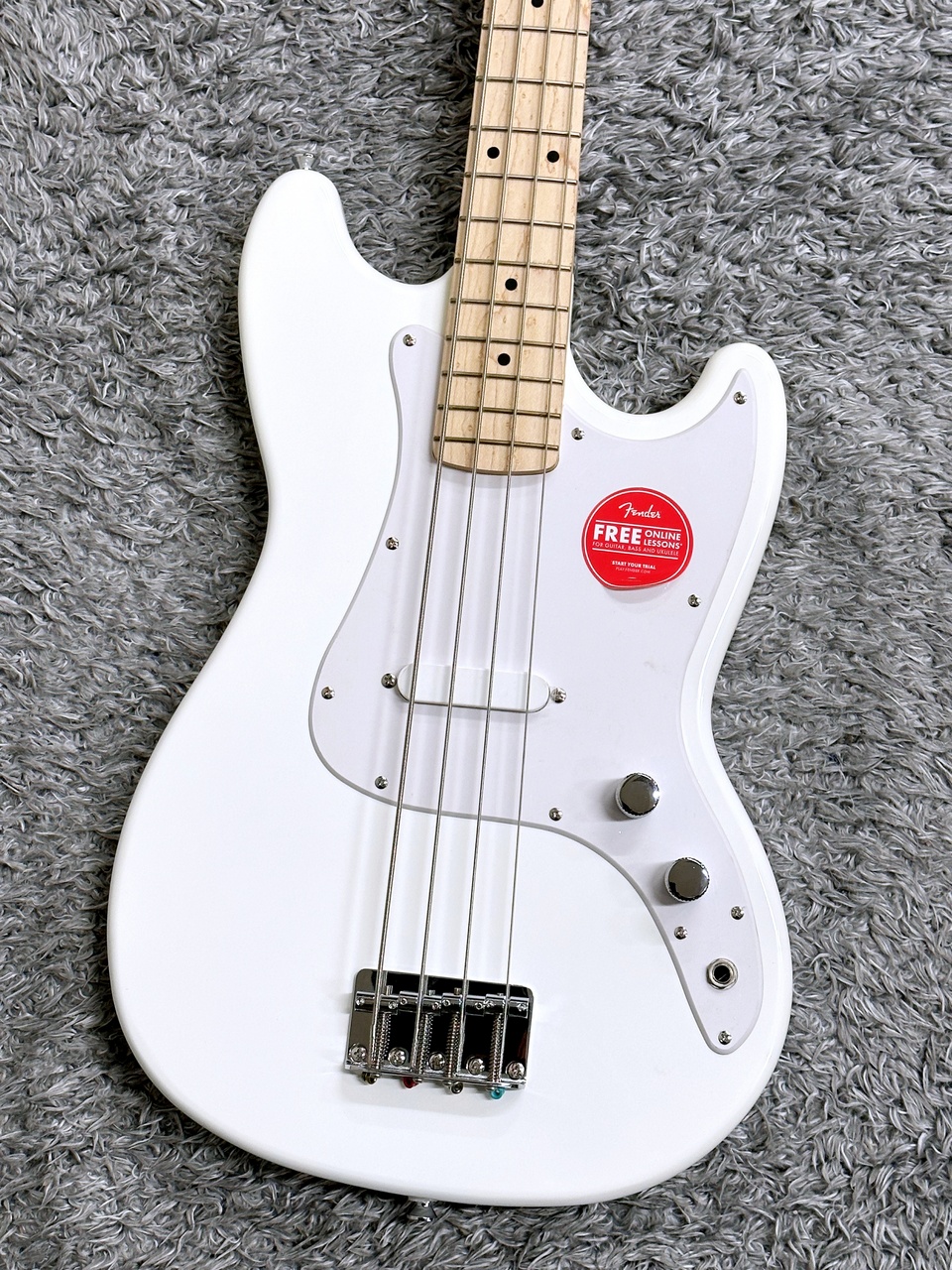 Squier by Fender Sonic Bronco Bass Arctic White / Maple【2023年NEW