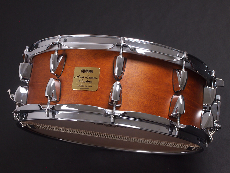 YAMAHA ASD0105 Maple Custom Absolute スネアドラム 14″x5.5″（中古