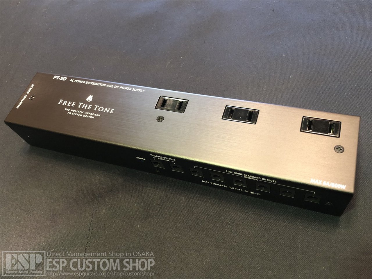 Free The Tone PT-5D AC POWER DISTRIBUTOR with DC POWER SUPPLY