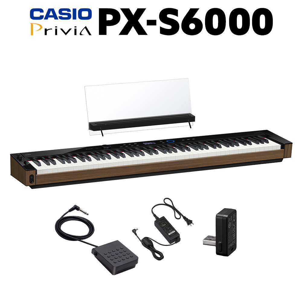 Casio PX-S6000 電子ピアノ 88鍵盤（新品/送料無料）【楽器検索 