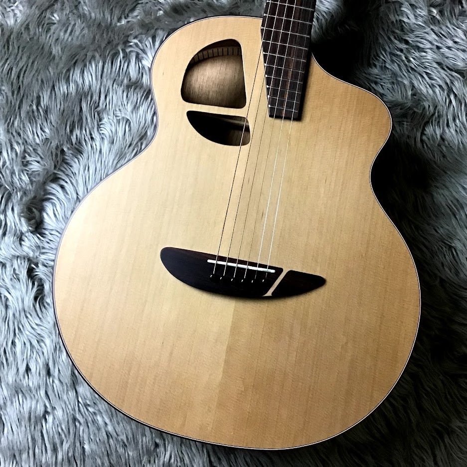 紺×赤 L.Luthier アコースティックギター Le Light ST