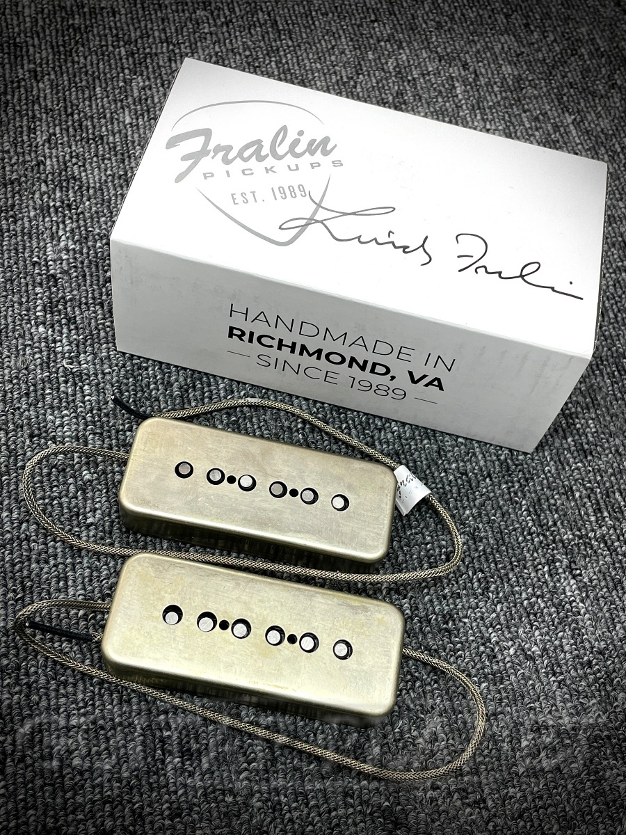 LINDY FRALIN Noiseless Alnico P90 Soapbar Set Raw Nickel【正規輸入