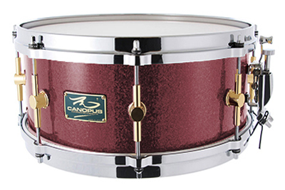 canopus The Maple 6.5x13 Snare Drum Merlot Spkl（新品/送料無料