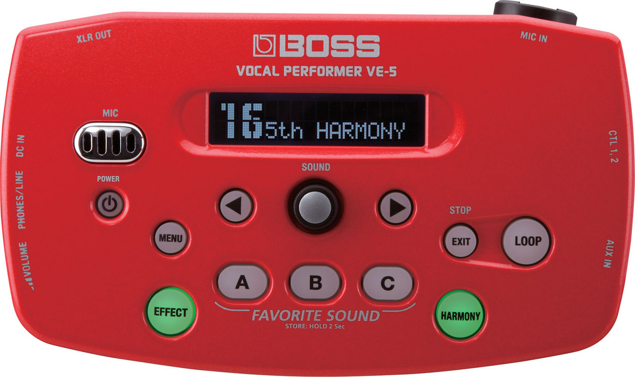 BOSS VE-5 Vocal Performer / RED【即納可能 !! 】【未展示品】（新品