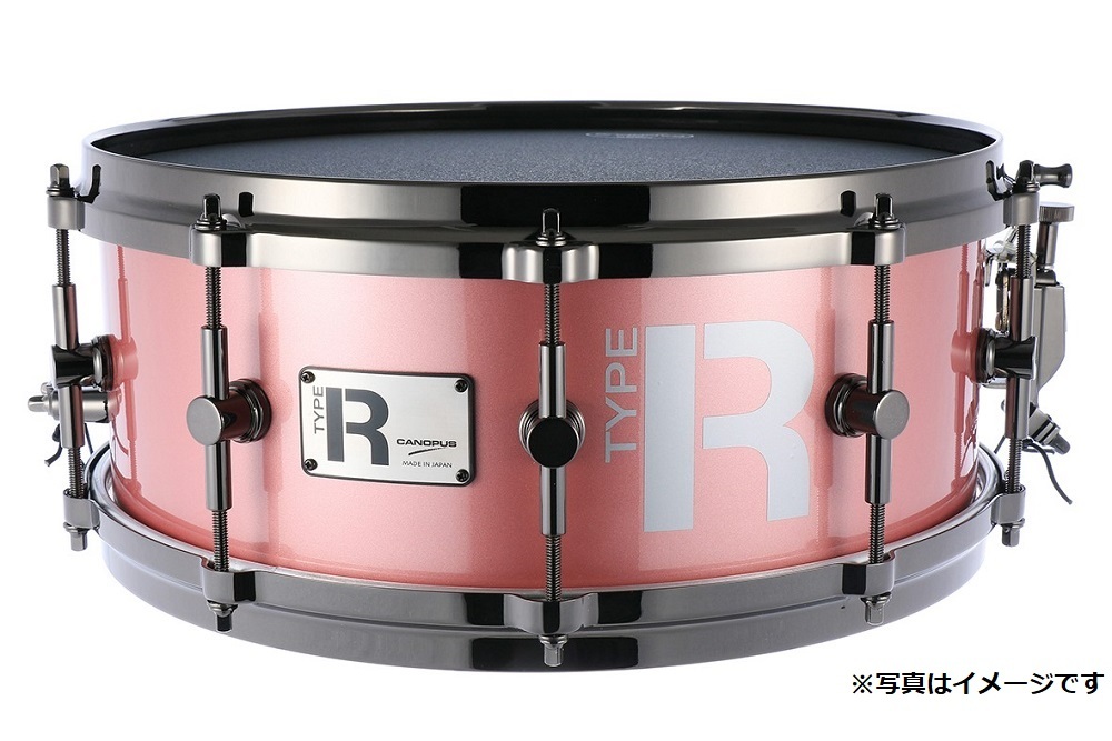 TYPE R スネアドラム 6.5x14 DH仕様 Sakura Metallic-