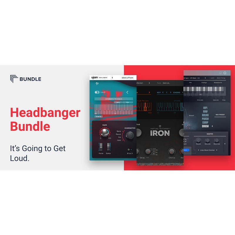 UJAM 【11/6 11時までの限定特価】Headbanger Bundle(オンライン納品