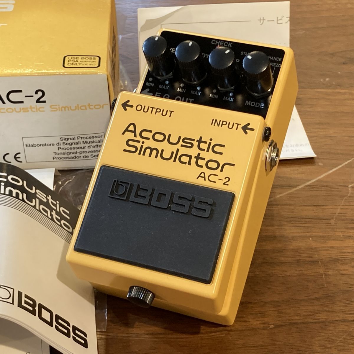 【付属品充実・長期保証】BOSS Acoustic Simulator AC-2