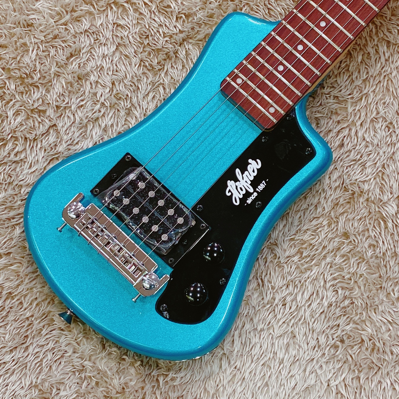 Hofner Shorty / Blue【ヘフナー製ミニギター】（新品）【楽器検索