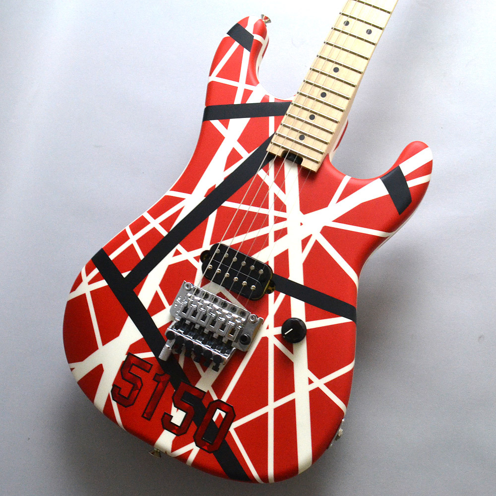 EVH Striped 5150 Maple Fingerboard / RBKWH 【現物写真】（新品/送料