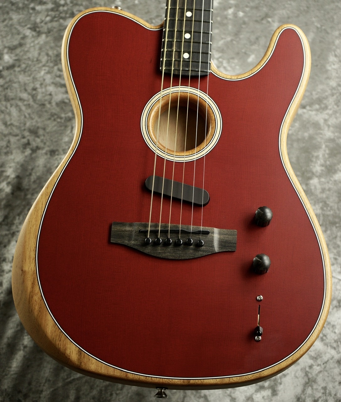Fender American Acoustasonic Telecaster -Crimson Red- 【2.23kg 