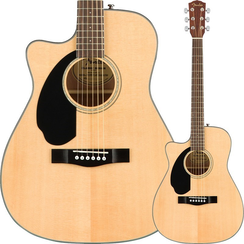 Fender Acoustics CC-60SCE CONCERT LEFT-HANDED (NAT) 【特価】（新品