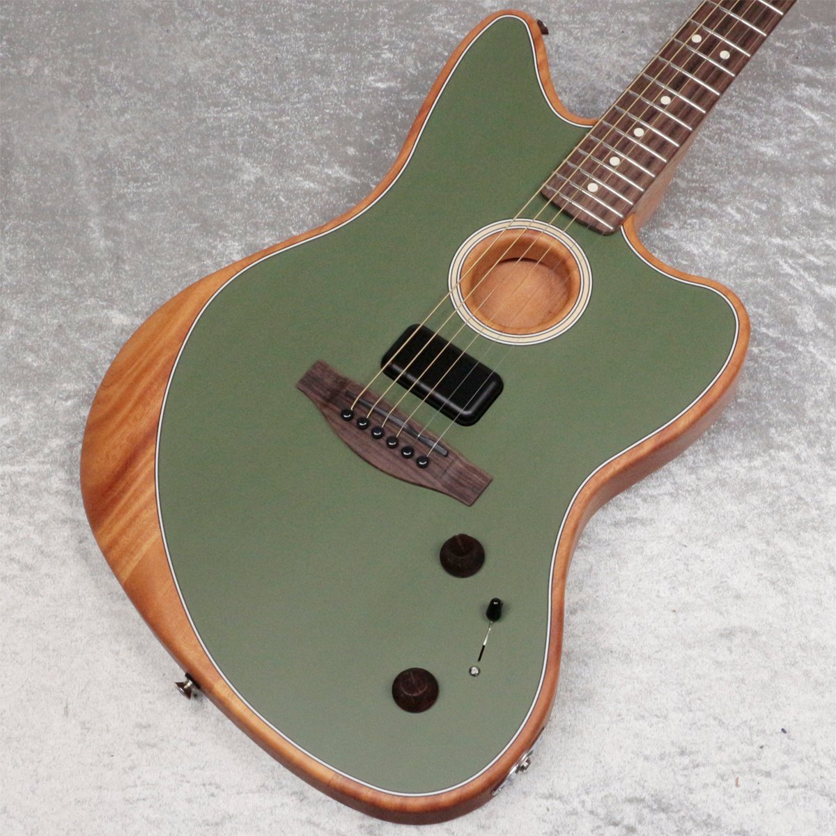 Fender Acoustasonic Player Jazzmaster Rosewood Antique Olive【新宿