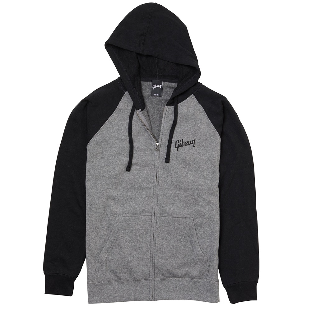 Gibson GA-LC-HDFZLGLG Logo Full-zip Hoodie LG パーカー Lサイズ  長袖（新品/送料無料）【楽器検索デジマート】