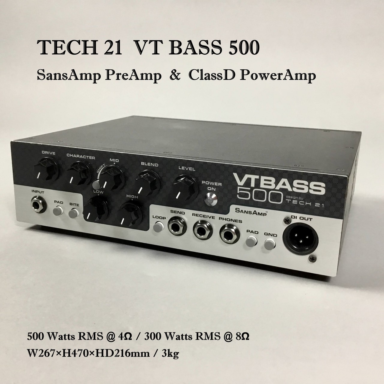 TECH21 VT BASS-500 ベースアンプ