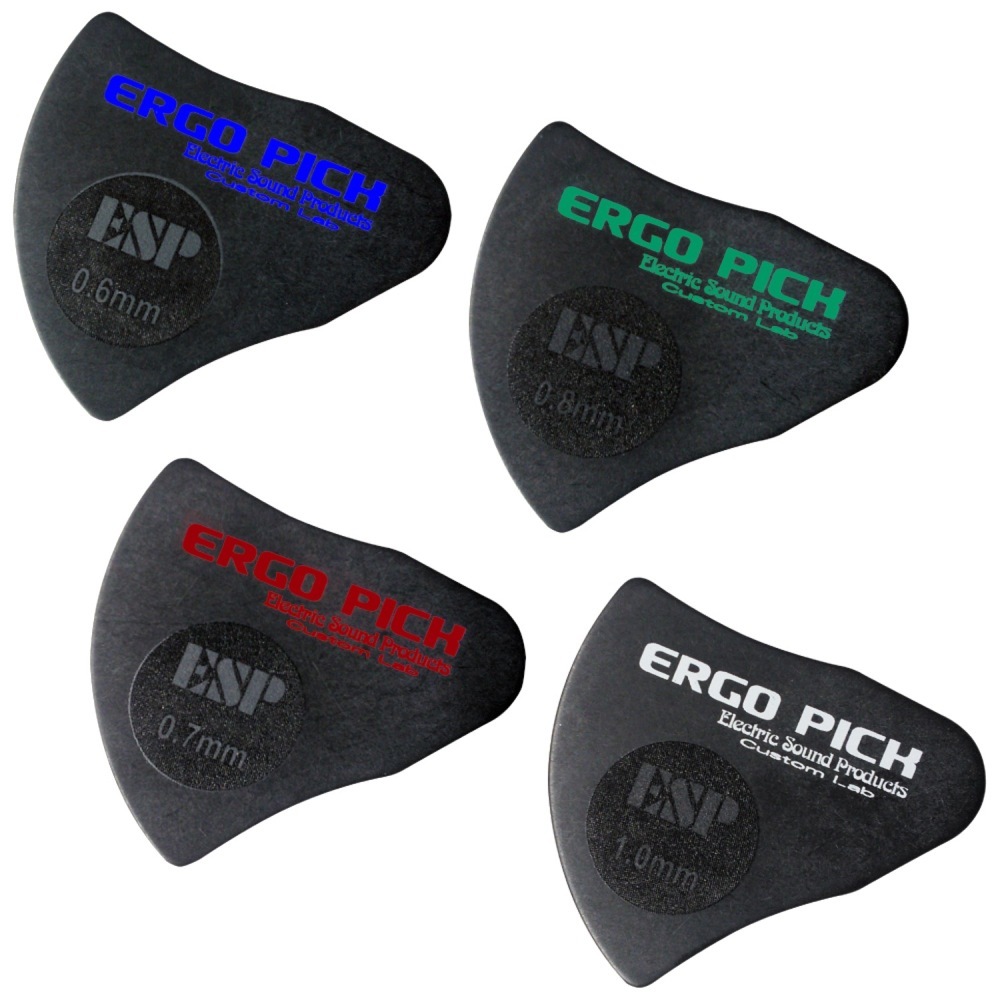 ESP ERGO PICK 4種類各1枚セット ギターピック（新品/送料無料）【楽器検索デジマート】