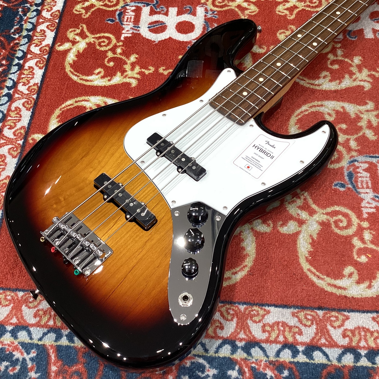 Fender Made in Japan Hybrid II Jazz Bass Rosewood Fingerboard