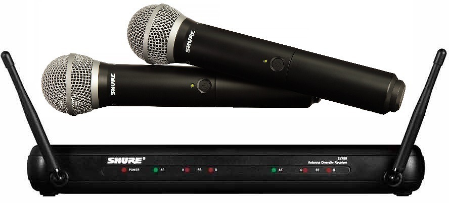 Shure SVX288/PG58 ワイヤレスマイク【WEBSHOP】（新品/送料無料