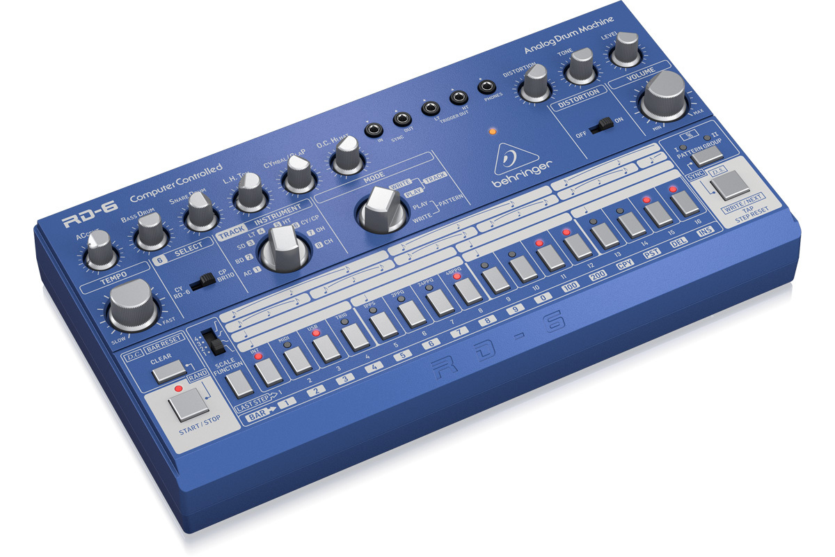 BEHRINGER RD-6-BU アナログドラムマシン【WEBSHOP】（新品）【楽器