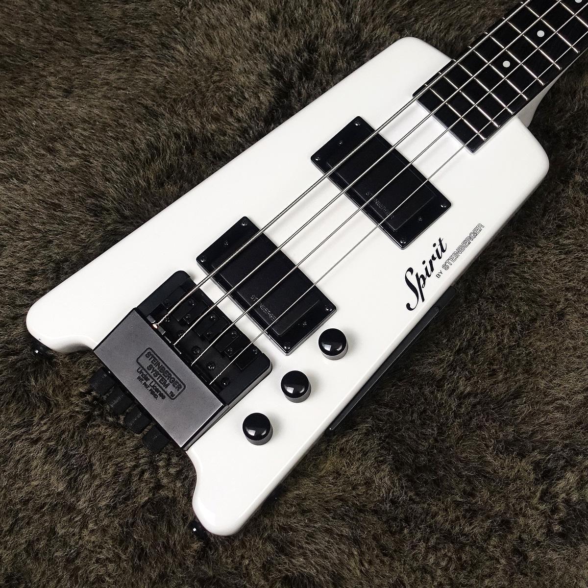 Steinberger Spirit XT-2 Standard Bass White【ストリングアダプター付属！】（新品）【楽器検索デジマート】