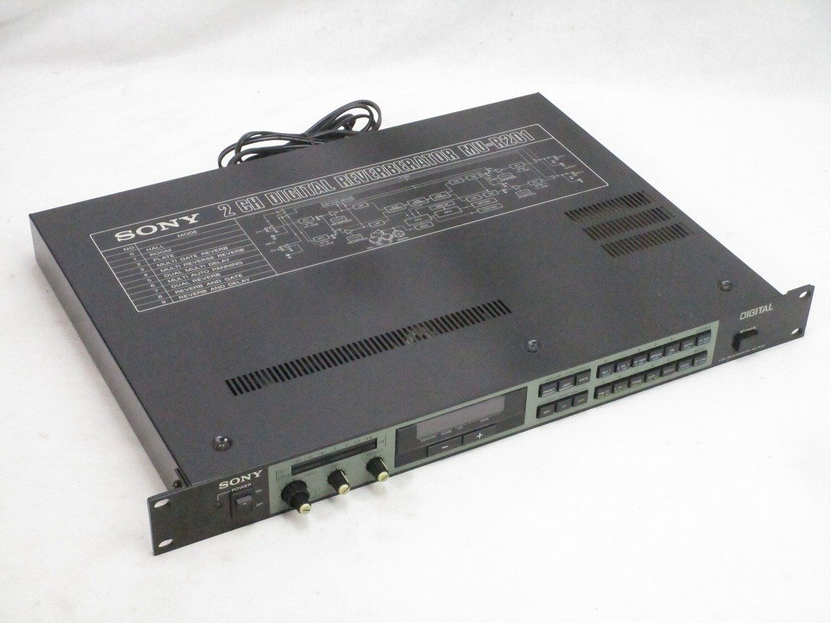 【取寄用品】SONY MU-R201 中古動作品 デジタルステレオリバーブ リバーブ