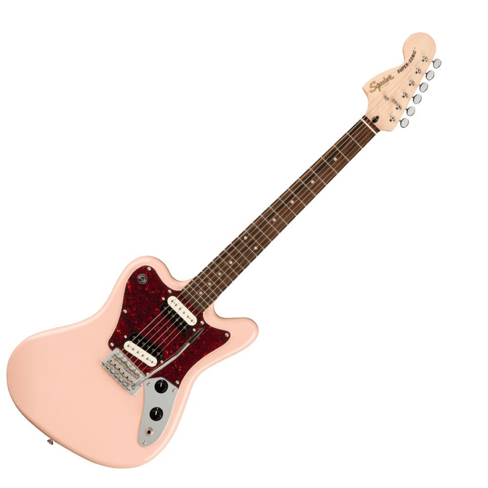 美品☆Squier by Fender JAGUAR ロゴ入りケース付き - ギター