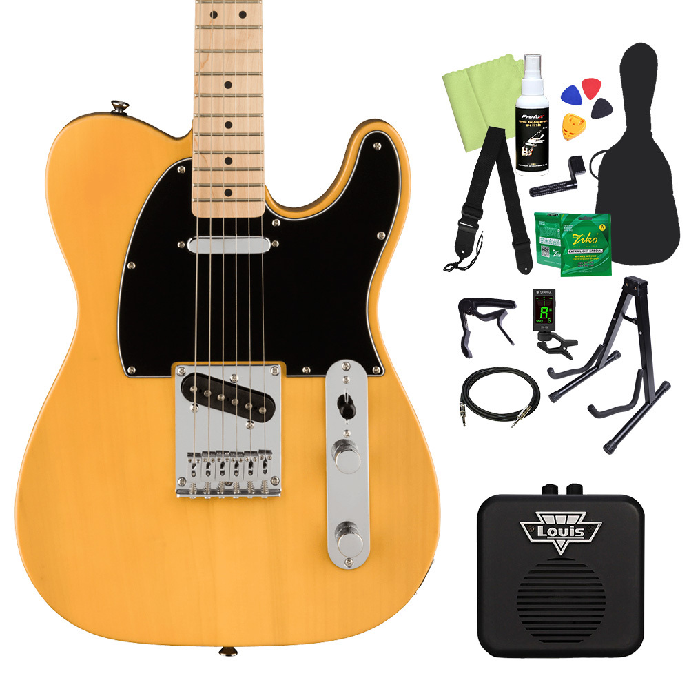 Squier by Fender AFF TELE MN BPG エレキギター初心者14点セット