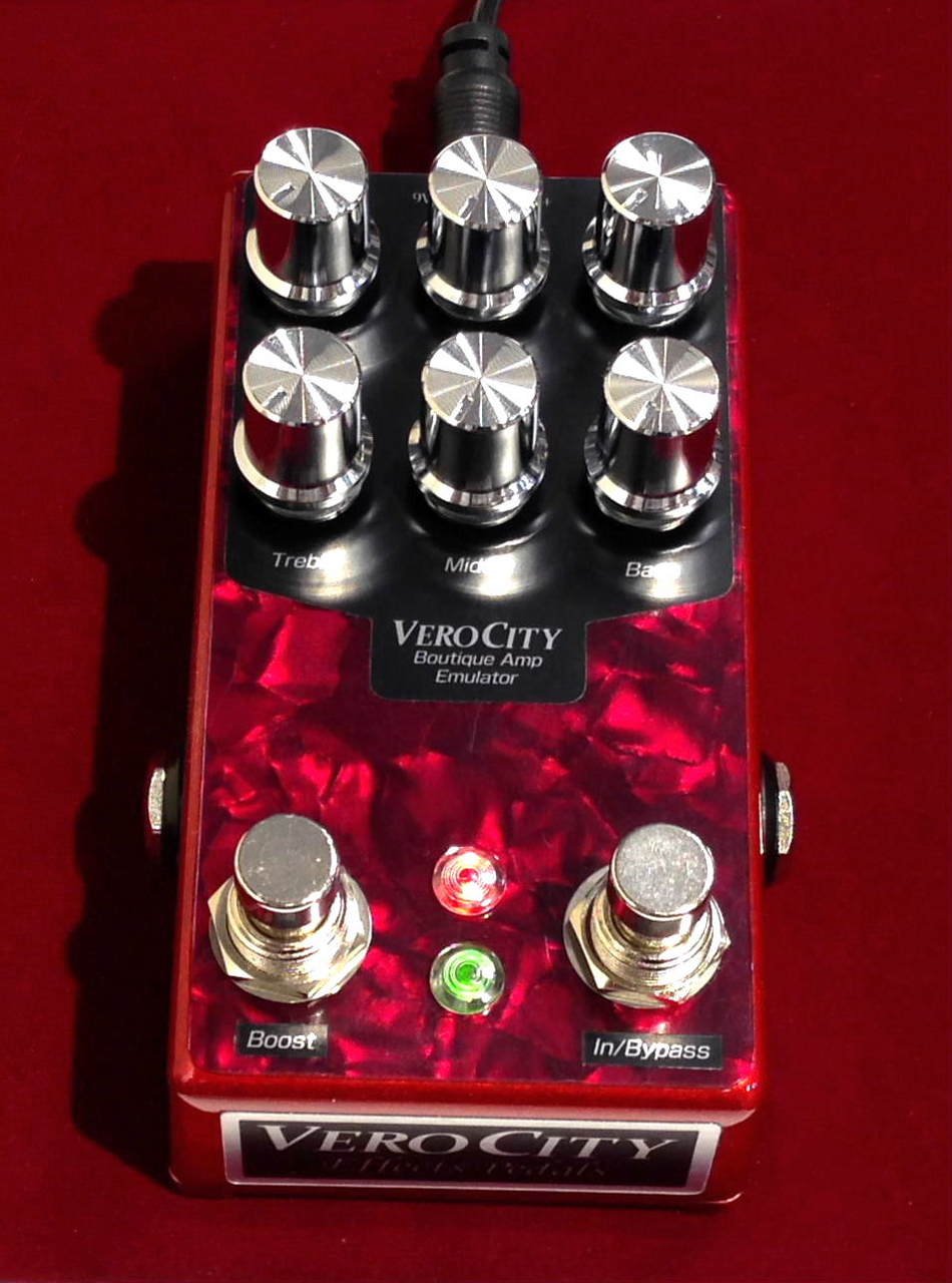 VeroCity Effects Pedals Pearl Red 【受注対応】【当店オーダー品】【Mesa/Boogie  初期Dual Rectifier エミュレーター】（新品/送料無料）【楽器検索デジマート】