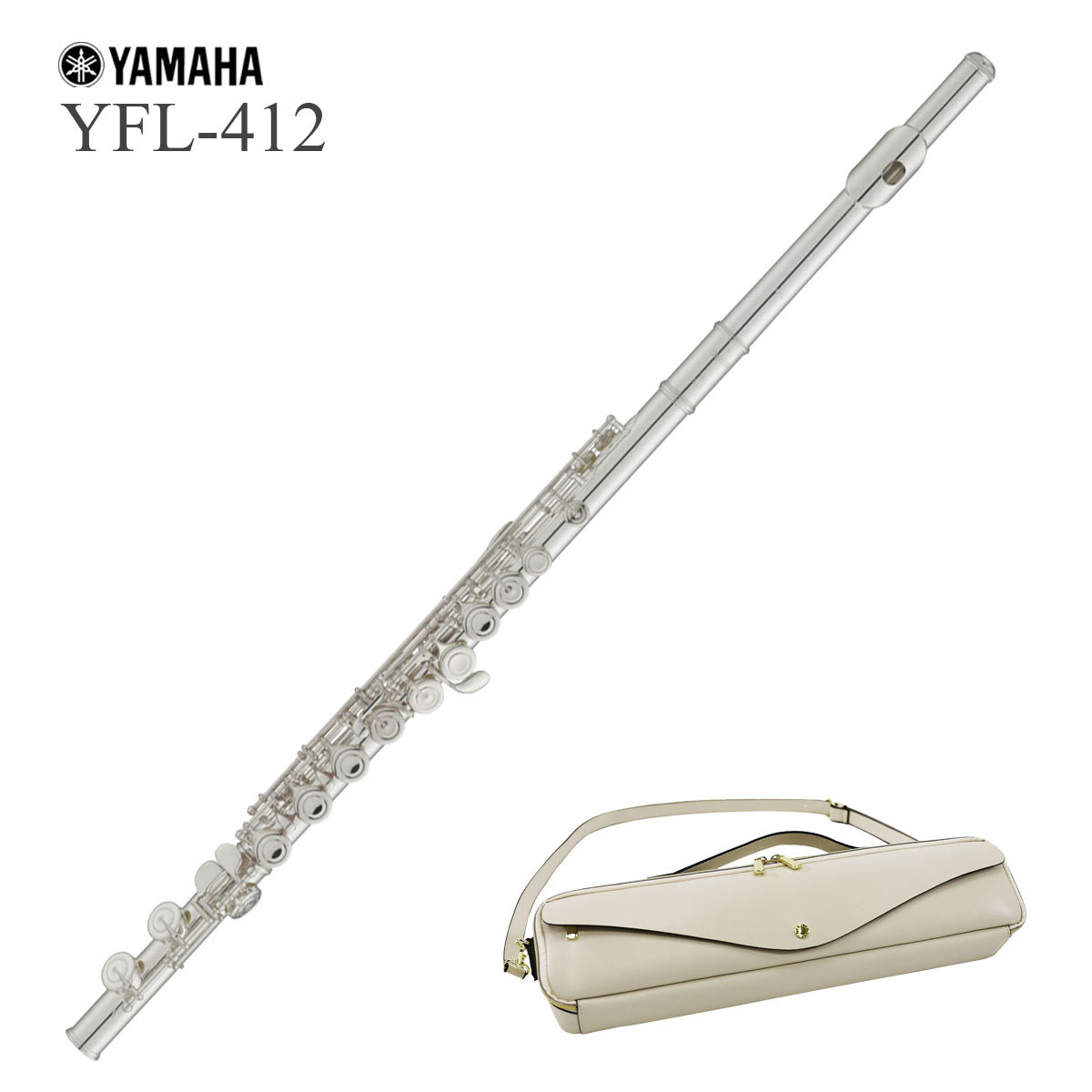 正規取扱店 YAMAHA ヤマハフルート YFL-411 YFL 411（頭部管と管体は