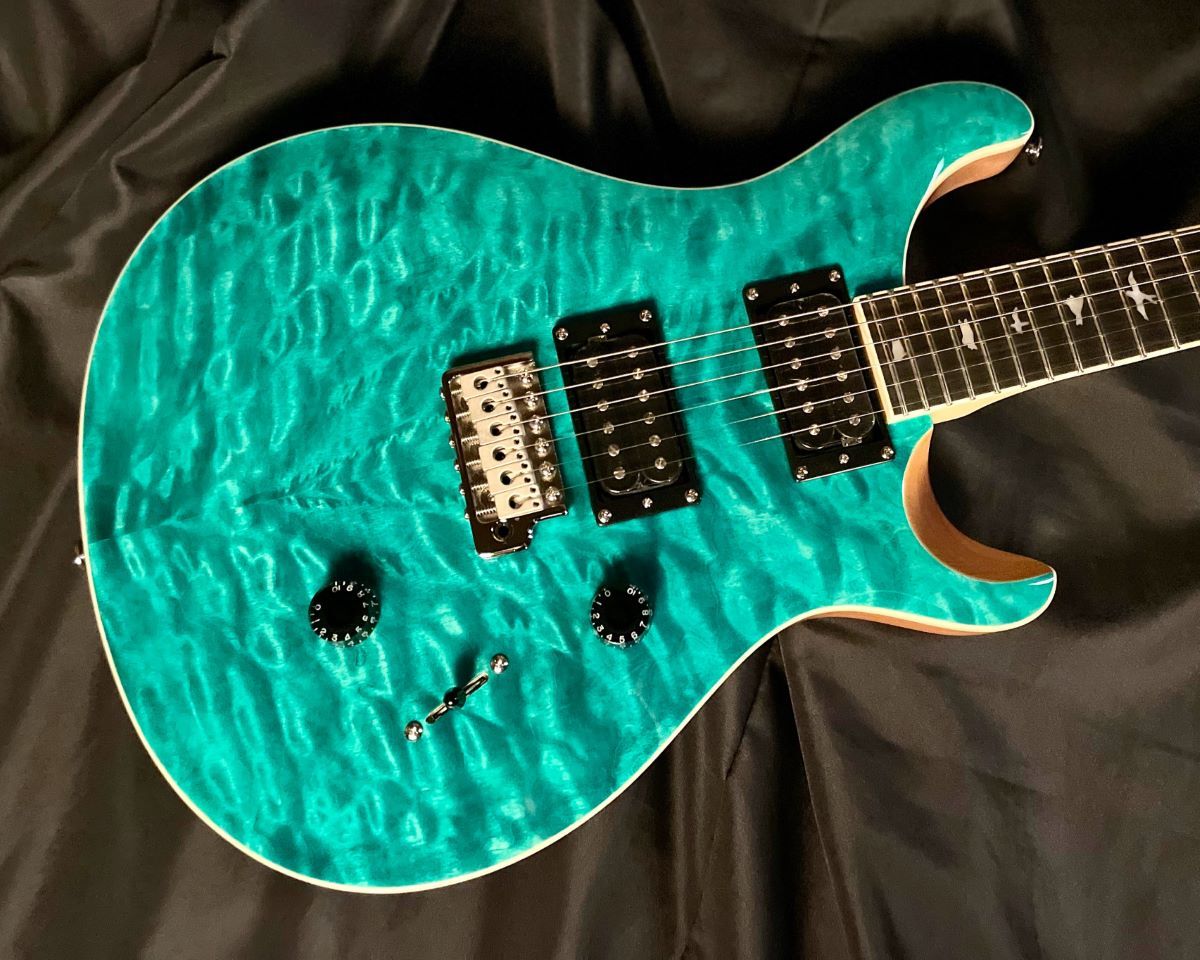 Paul Reed Smith(PRS) SE CUSTOM 24 Quilt Package Turquoise【現物