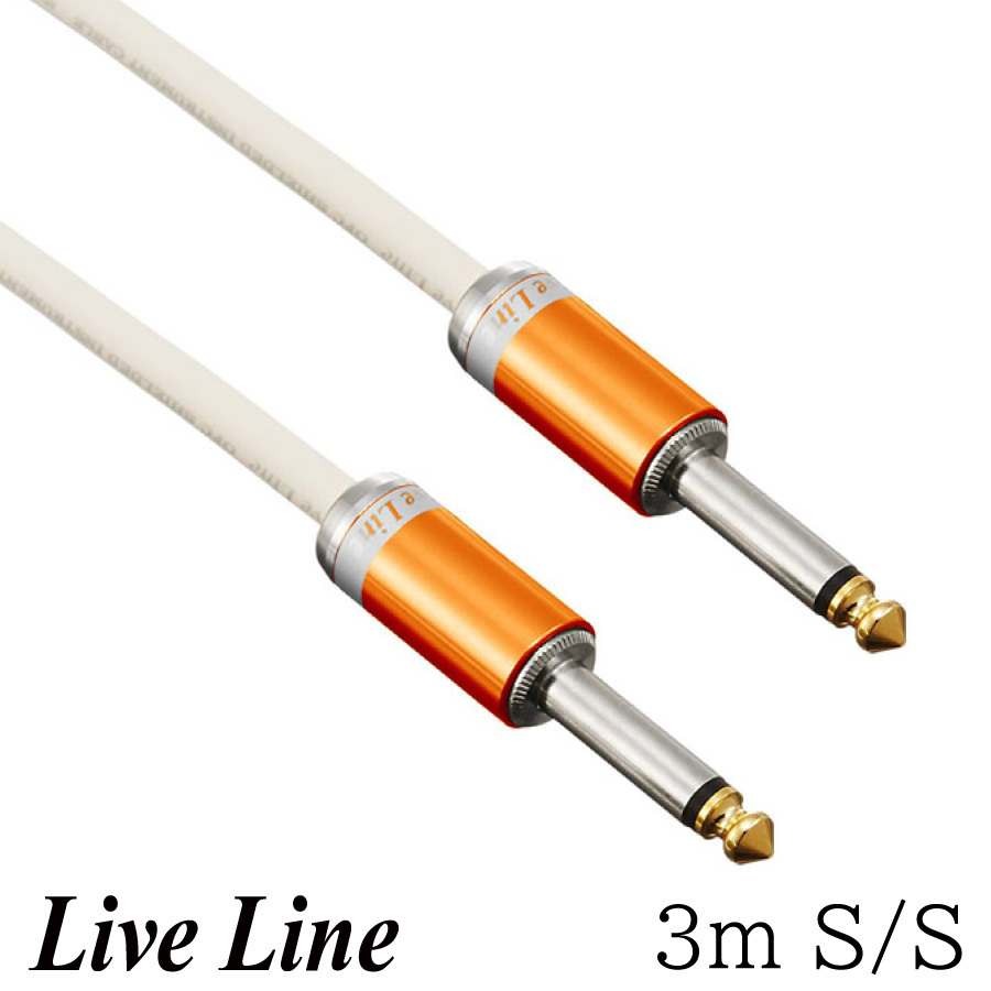 LIVE LINE Advance Series Cable 3m S/S -Orange-【Webショップ限定 ...