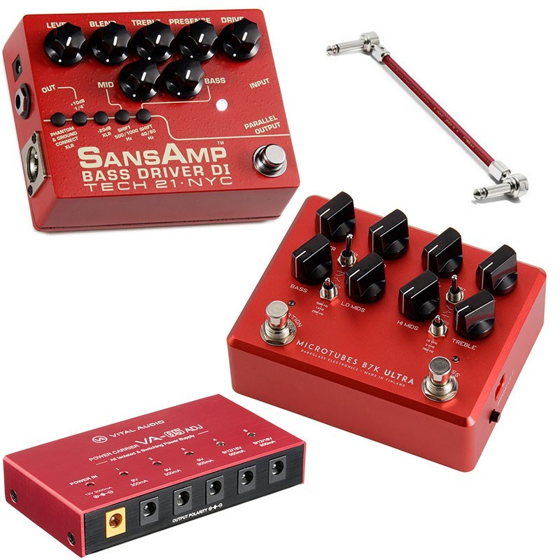 SANSAMP BASS DRIVER V2 Vermillion - エフェクター