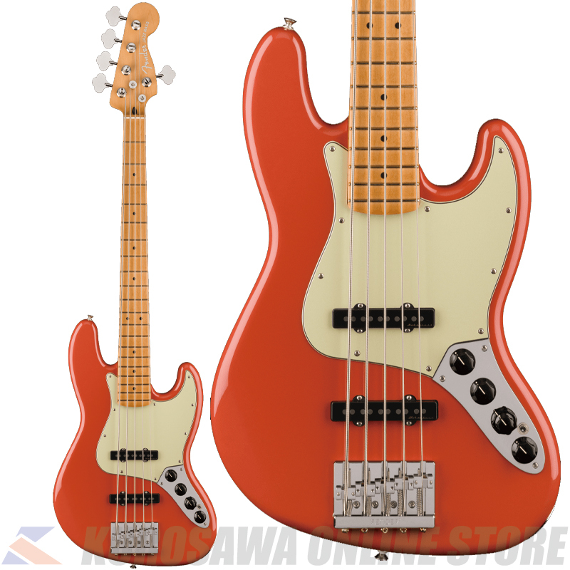 Fender Player Plus Jazz Bass V Maple Fiesta Red 【ケーブル