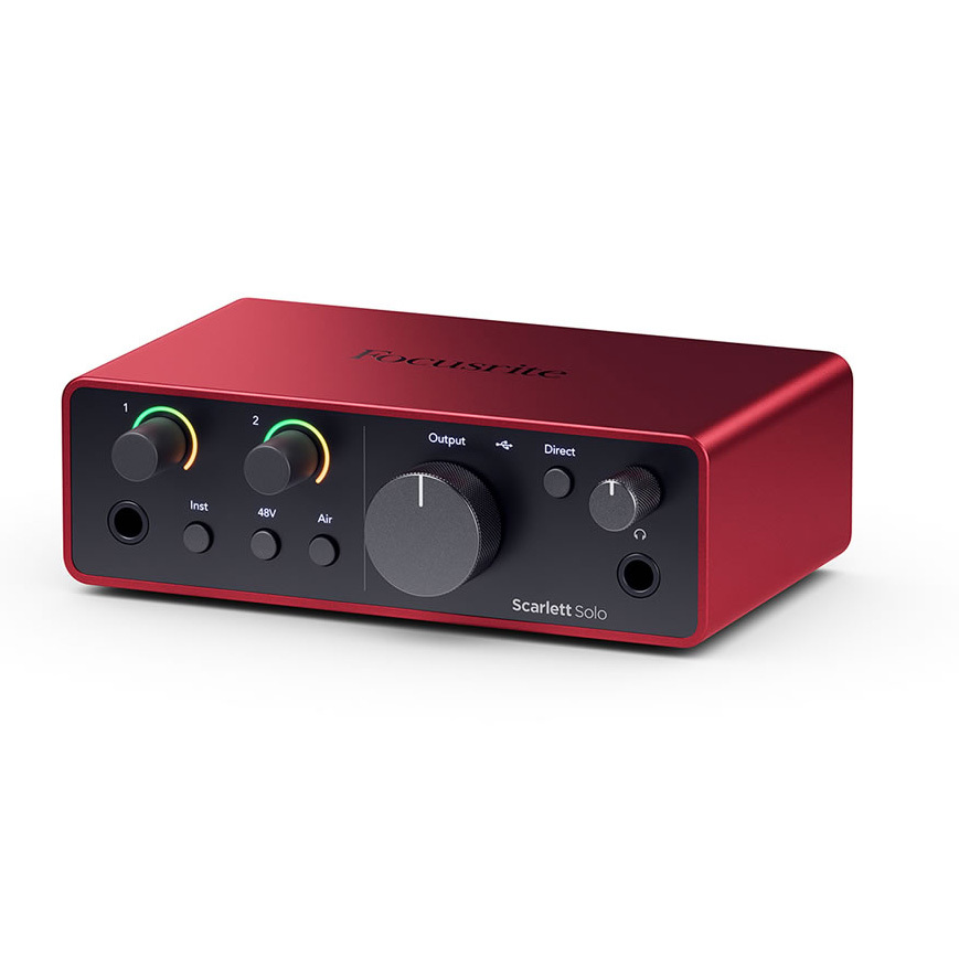 Focusrite Scarlett solo (4th Gen) 2in 2out オーディオ