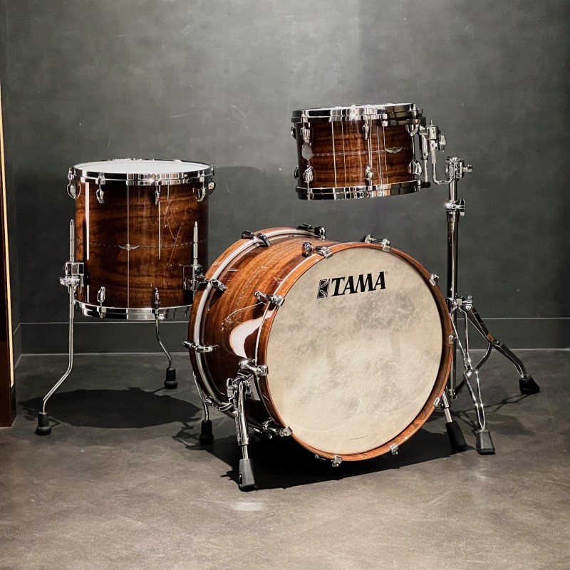 Tama STAR BUBINGA 3pc Drum Kit [20BD，14FT，12TT] - Natural Indian