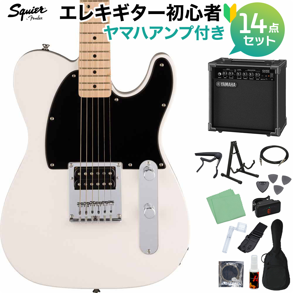 Squier by Fender SONIC ESQUIRE Arctic White エレキギター初心者14点