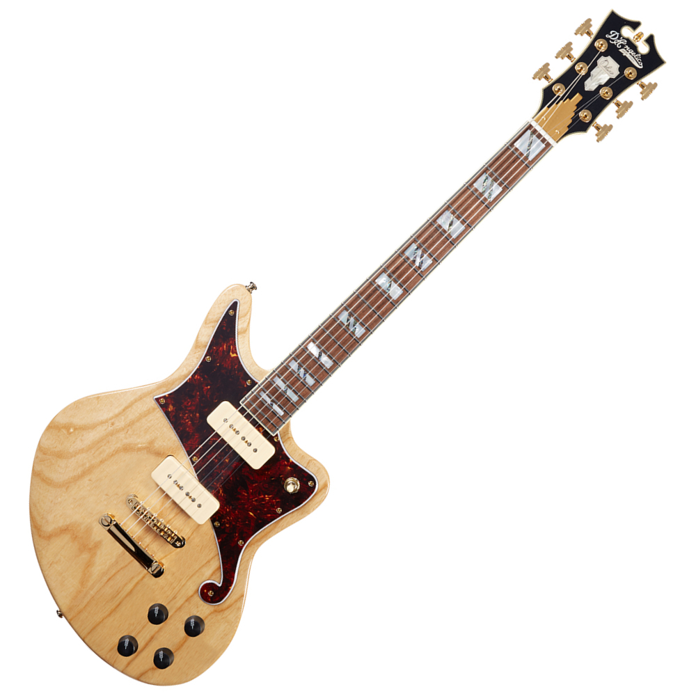 D'Angelico Deluxe Bedford Swamp Ash P-90s エレキギター（新品/送料