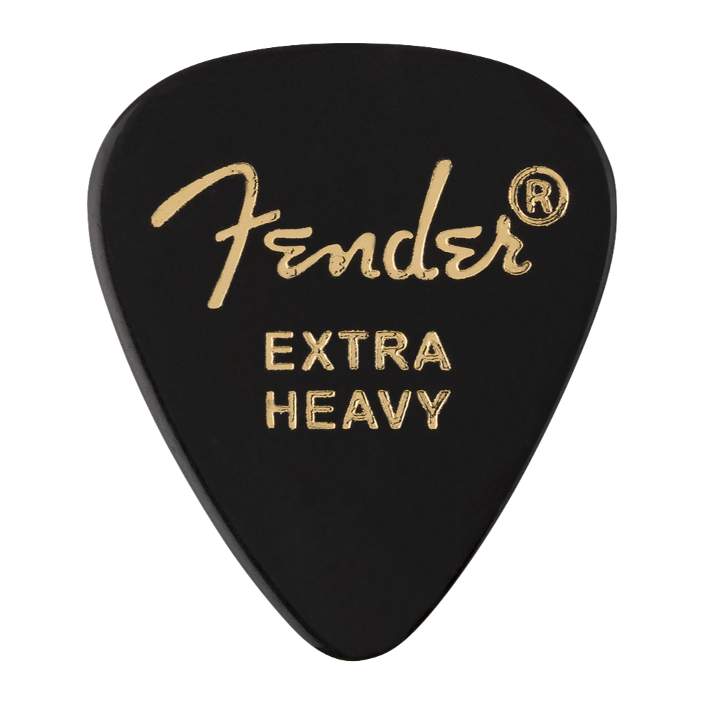 Fender 351 Shape Premium Picks Extra Heavy Black ギターピック 12枚 入り（新品/送料無料）【楽器検索デジマート】