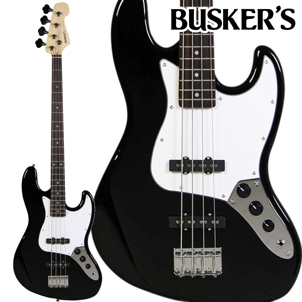 BUSKER'S BJB-STD BLK エレキベース 軽量ボディ（新品/送料無料