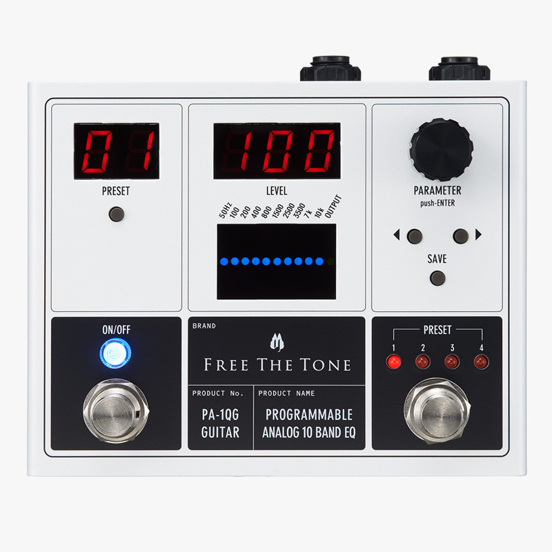 Free The Tone PROGRAMMABLE ANALOG 10 BAND EQ PA-1QG【即納可能