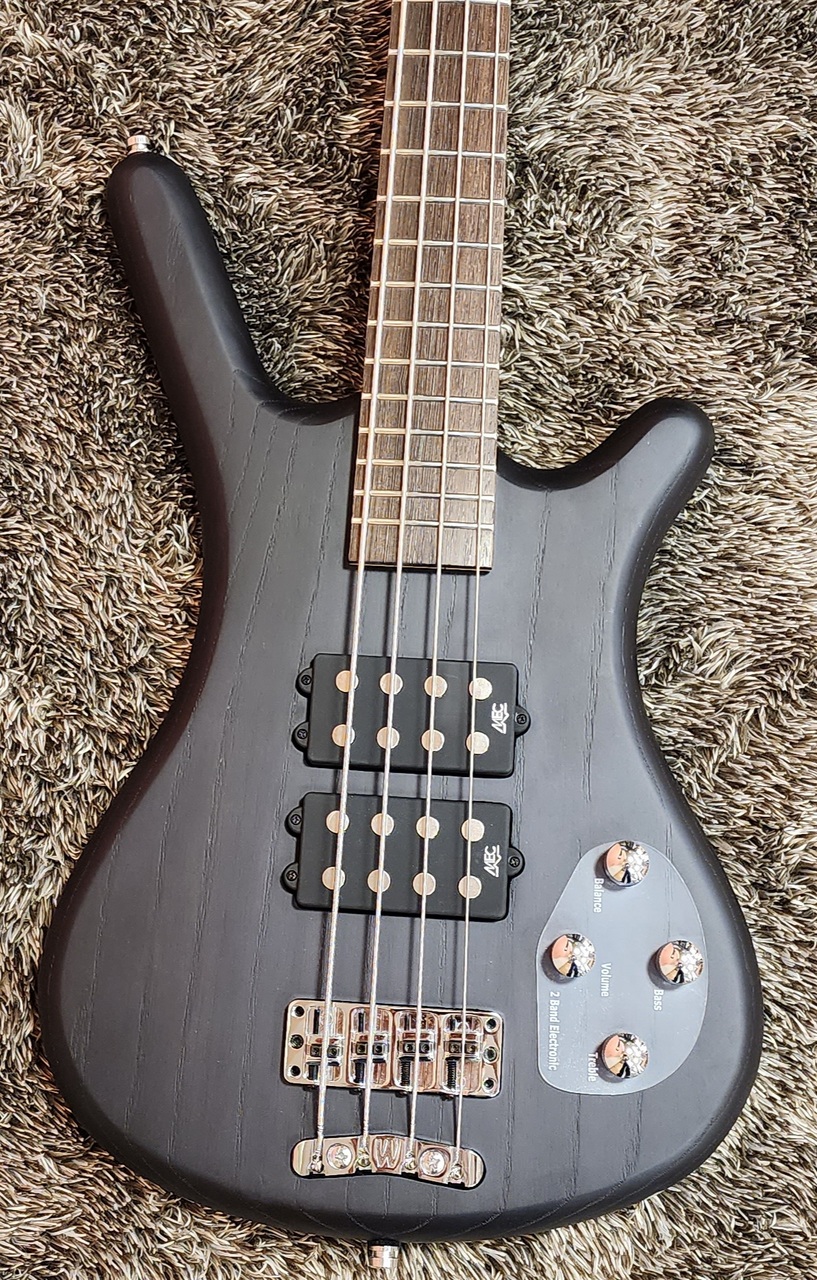 Warwick RockBass Corvette 
 4st Nirvana Black Transparent